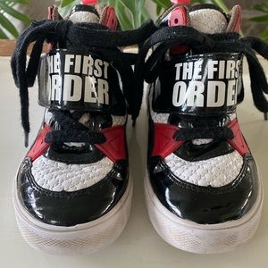 Disney Star Wars Stormtroopers The First Order High Top Sneakers. Boys Size 13